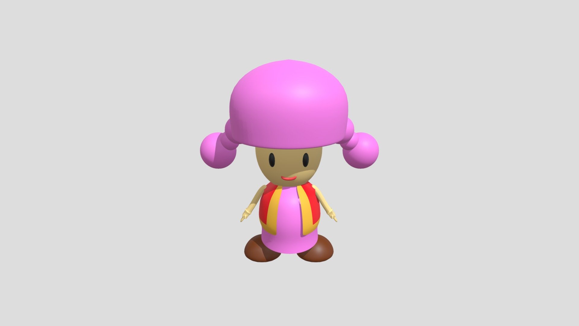 Toadette Download Free 3d Model By Eduhmello 79e5b8c Sketchfab 2941