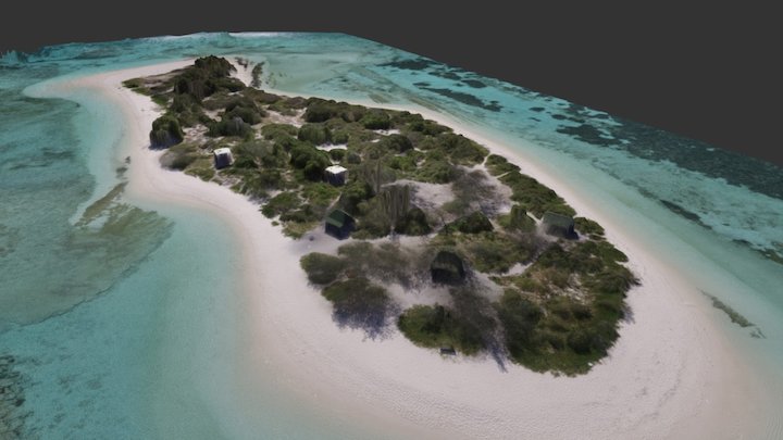 Ilot Larégnère - Nouvelle Calédonie 3D Model