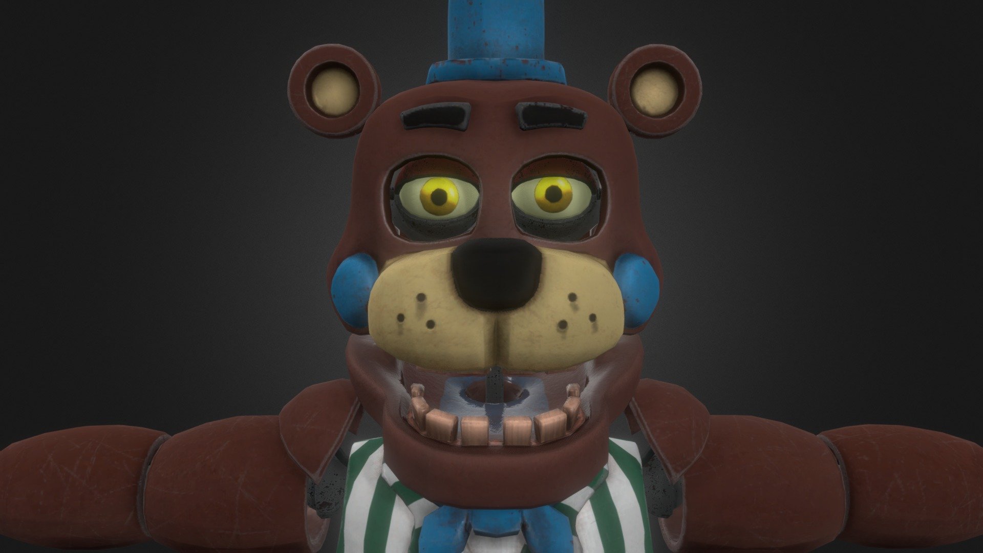 Barker Bear [Carnie] (FNaF HW2) - Download Free 3D Model By Captain ...