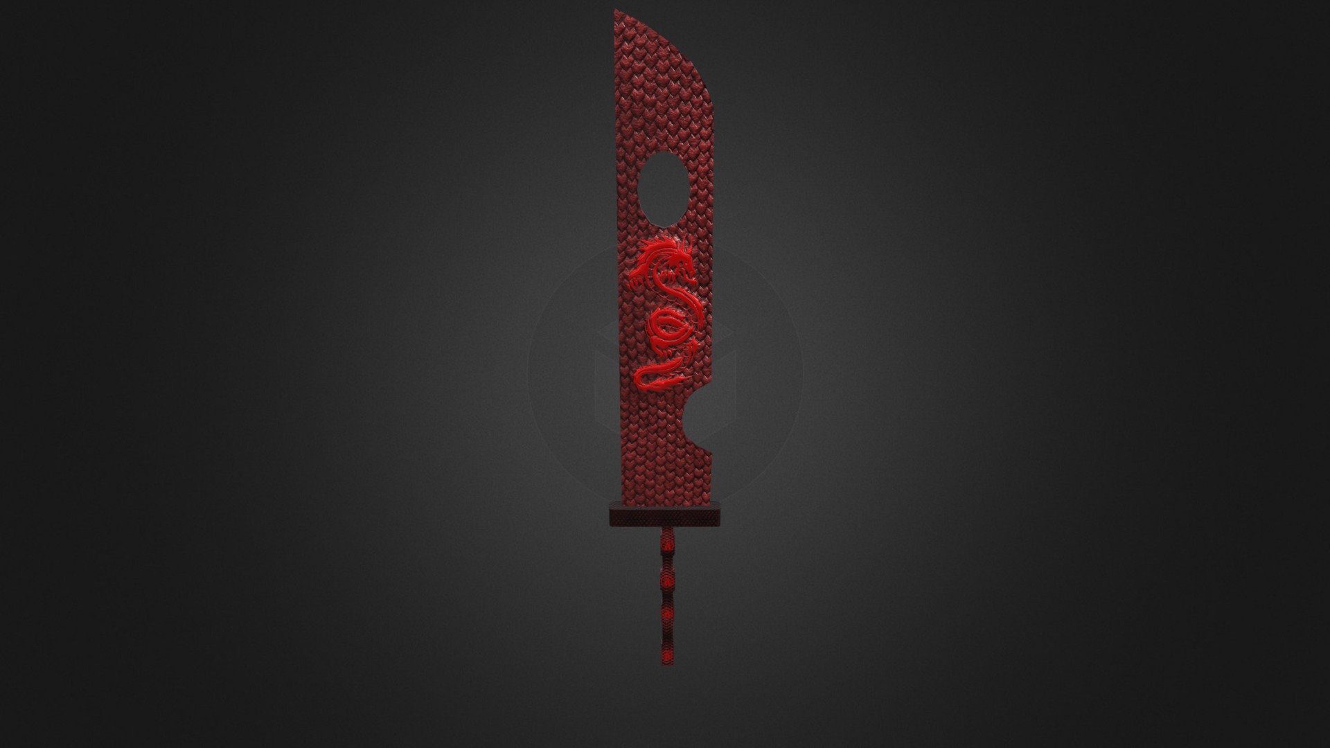 Kubikiribōchō Fire Dragon (Zabuza Sword)