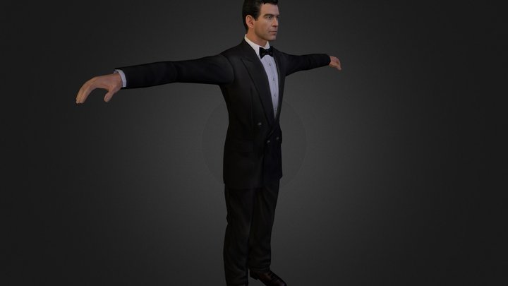 James Bond V Kostyoume 3D Model
