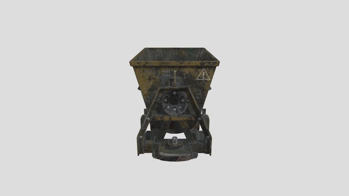 charriot minier 3D Model