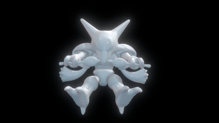 Alakazam 3D Model