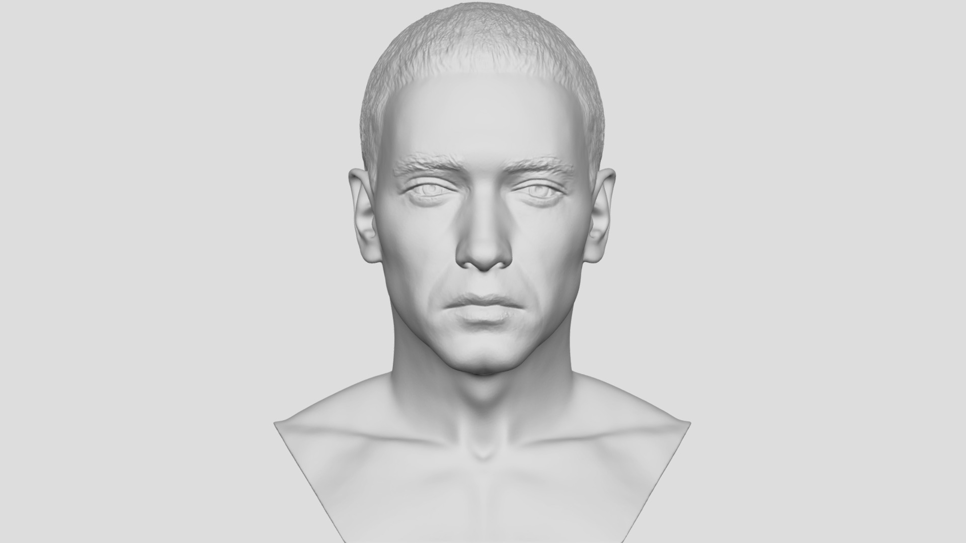 3D model Eminem bust for 3D printing