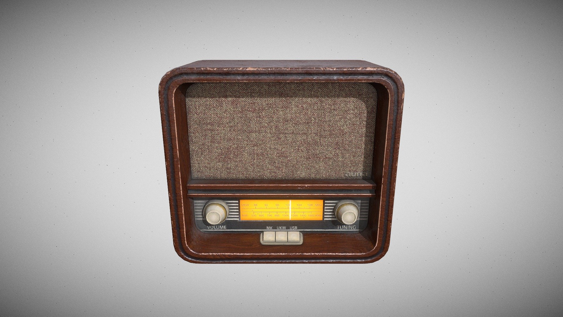Vintage Radio - 3D model by mrachniyvoran [79e7d82] - Sketchfab