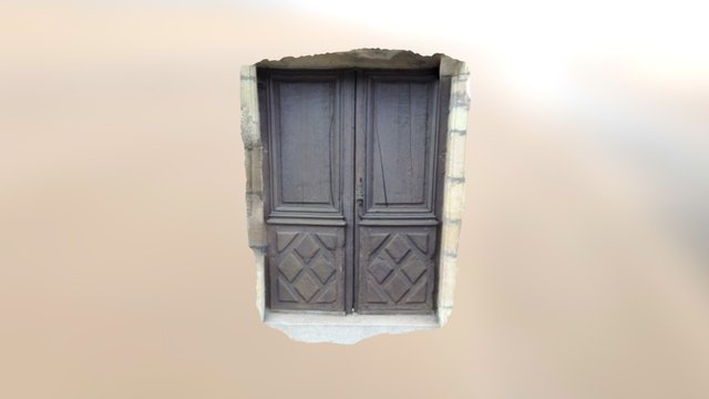Porte ancienne du couvent des minimes 3D Model