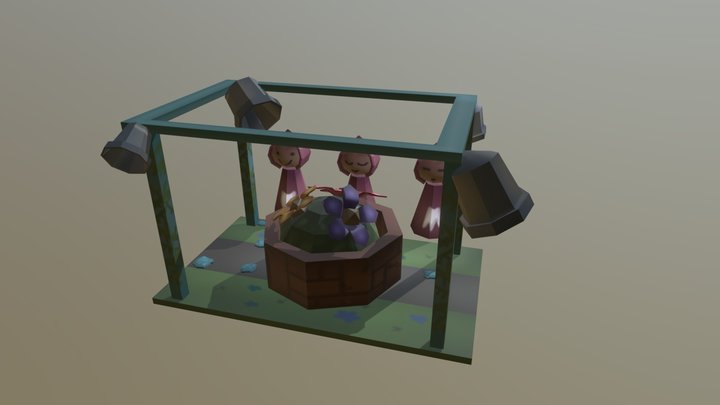 mary's garden 3D Model
