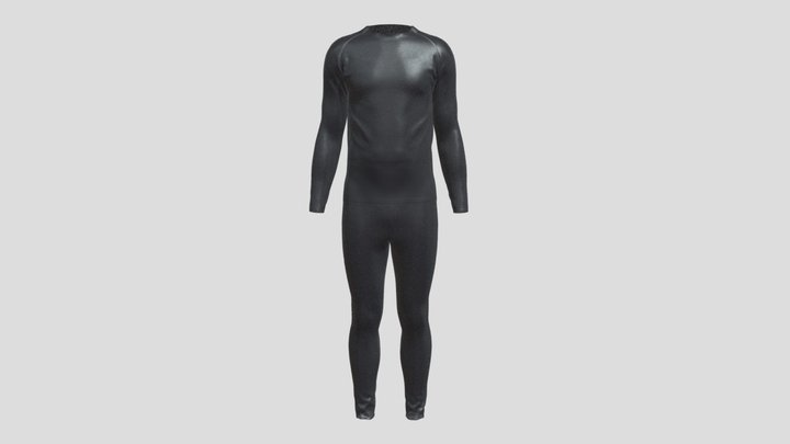 Thermal Long Underwear 3D Model