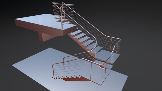 Escalier stairs 3D Model