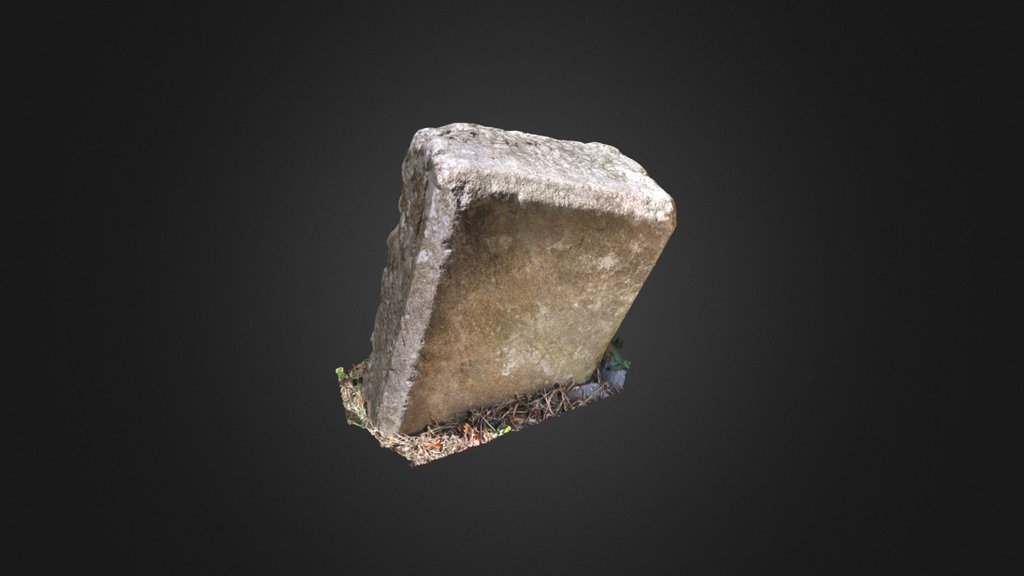 Threecastles Graveyard: uninscribed floor slab 2