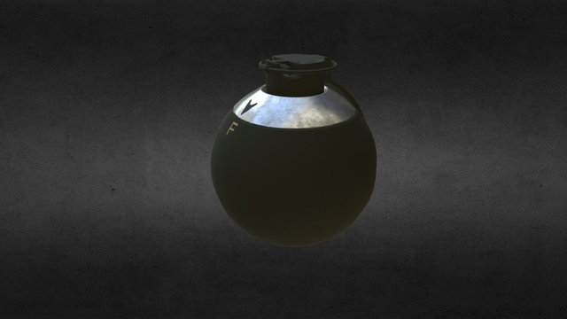 Enhanced Tactical Multi-Purpose (ET-MP) grenade. 3D Model