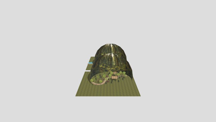 forest_map_low_poly_off_road_jungle 3D Model