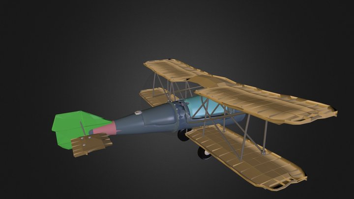 royal military airplane 3D Model