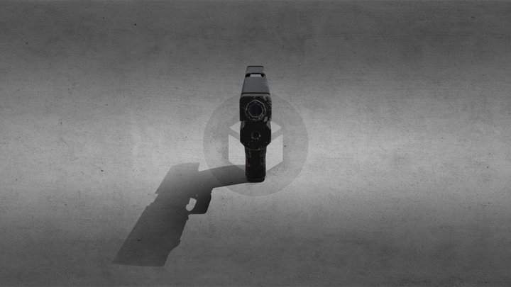 Beretta 92FS Rimfire Pistol 3D Model