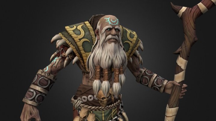 Shaman 3D Model