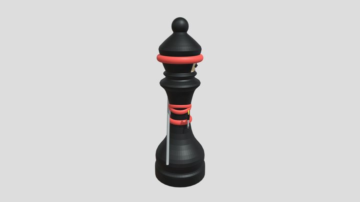 Ninja Chess 3D Model