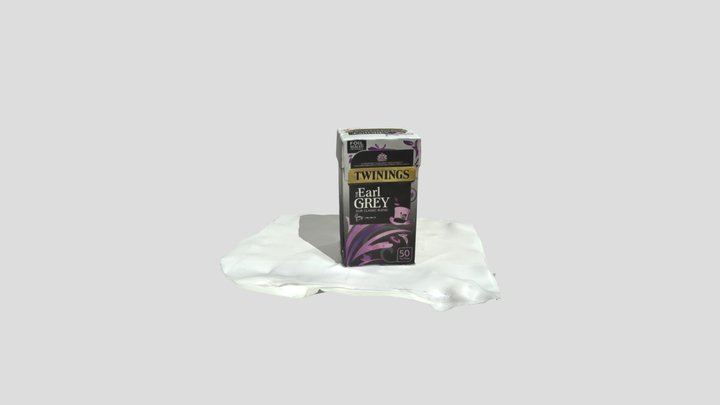 Metascan-tea packaging 3D Model