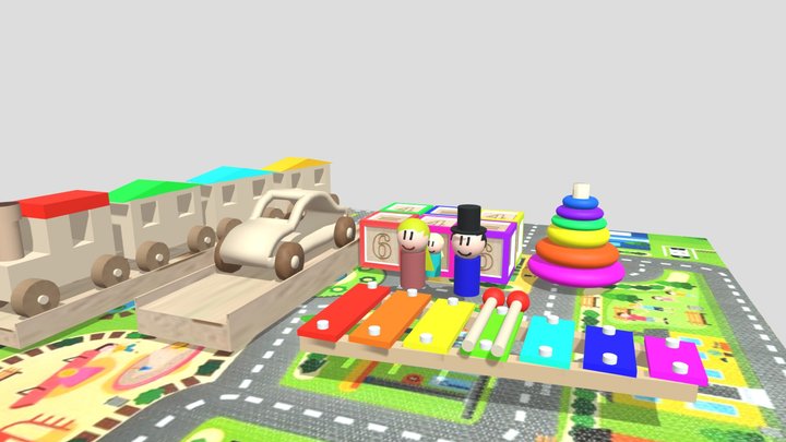 toys mini pack 3D Model