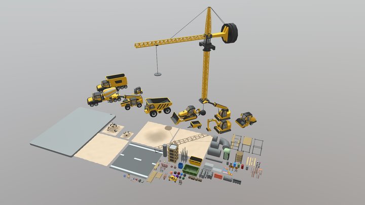 Constraction Package 3D Model