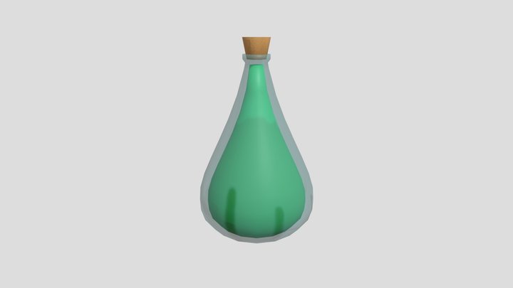 Poción de estamina 3D Model