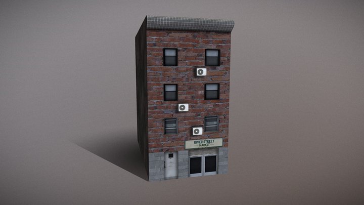 Lowpoly Apartment – Free 3D Model STL
