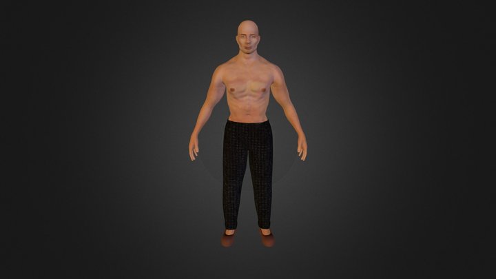 Kung Fu Fighter 3D Model