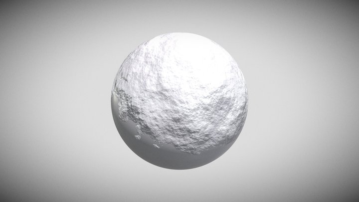 Demo of a pbr snow material. 3D Model