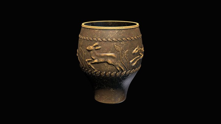 Hunt cup - Castor Ware - reconstruction – Kostenloses 3D-Modell STL