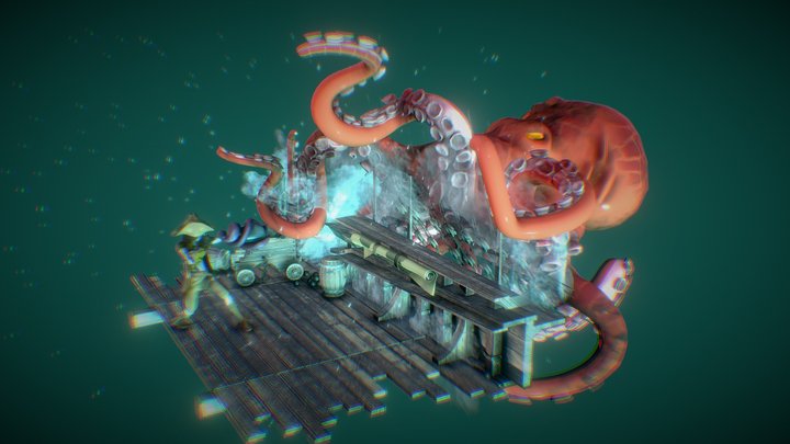 On the high seas 3D Model