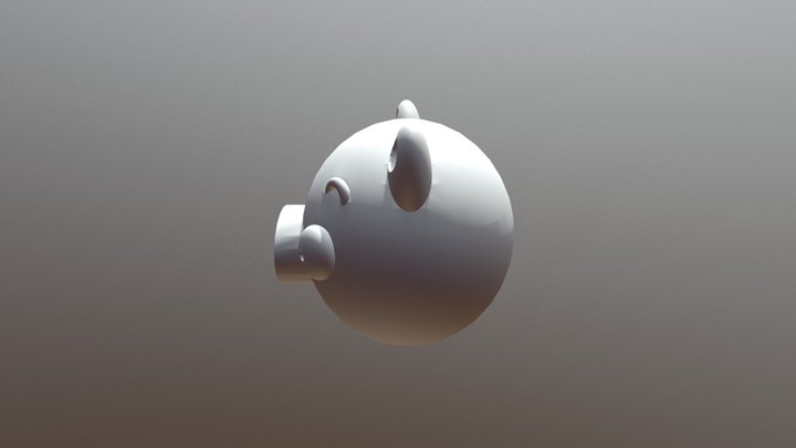 angry bird pig 3D Model
