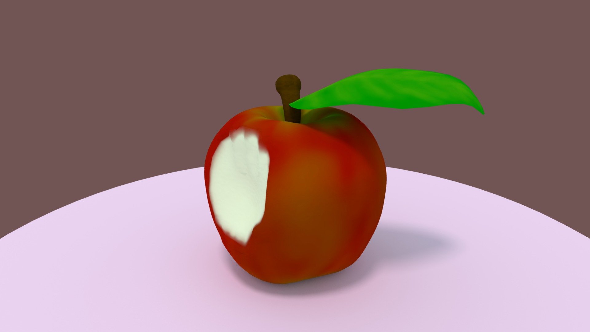 Bitten Apple - 3D model by Raven Pencil (@RavenPencil) [79f76da ...
