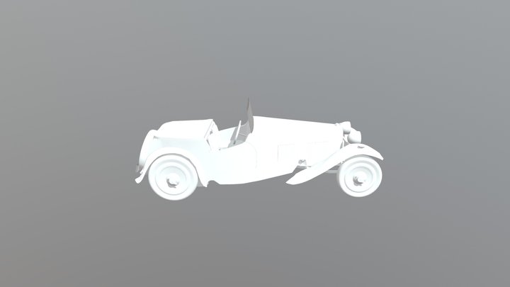 Classic Car 3D Model