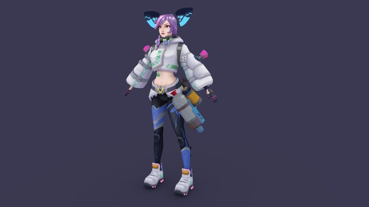 Upper Class Assassin 3D Model