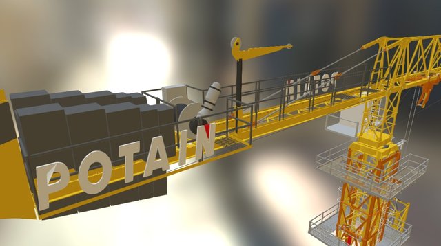Crane Topless Potaindo 3D Model
