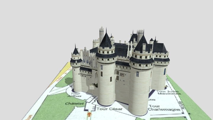 Château Pierrefonds 3D Model