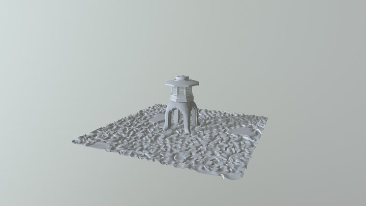 Lantern Decimated 3D Model