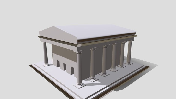 CGT116_WK3_Doric Pillar_Yin_Tianqi 3D Model