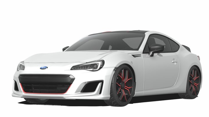 Subaru BRZ 3D Model