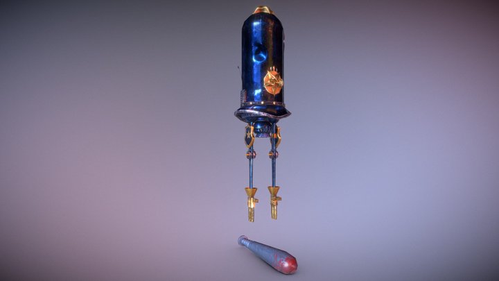Police Robot 3D Model