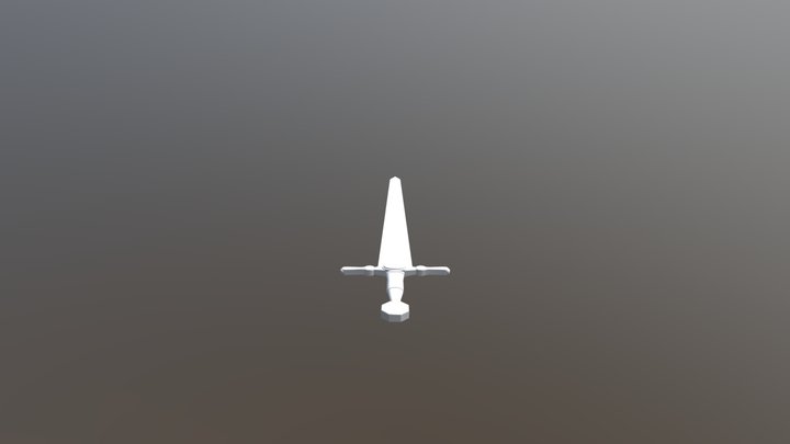 Master Templar Sword 3D Model