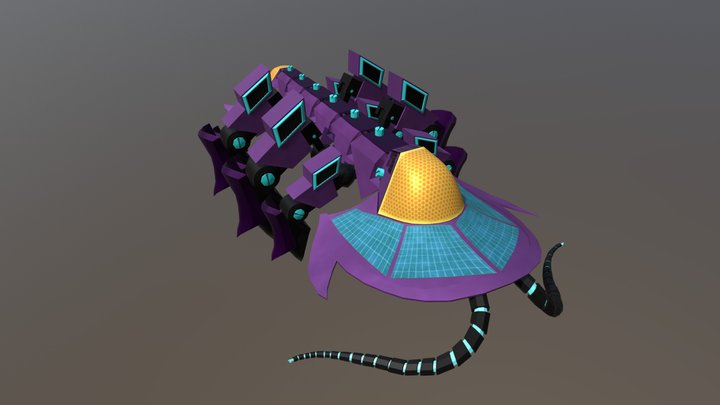 Trilobite Mech 3D Model