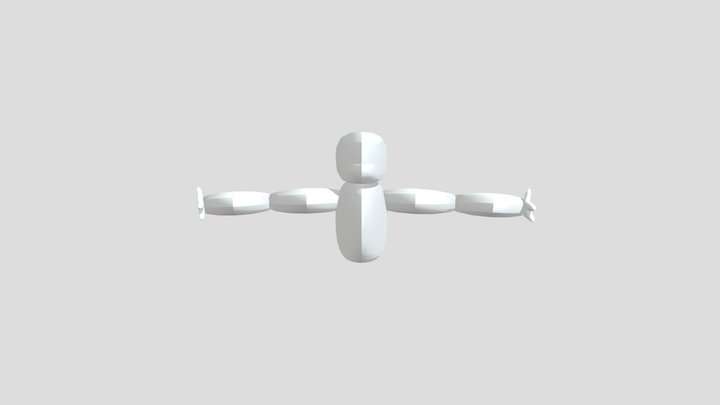 gorilla tag fanmade player model 3D Model