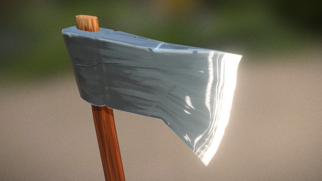 Estudo - machado 3D Model