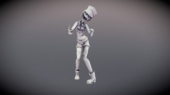 Nurse Doll 3D Model