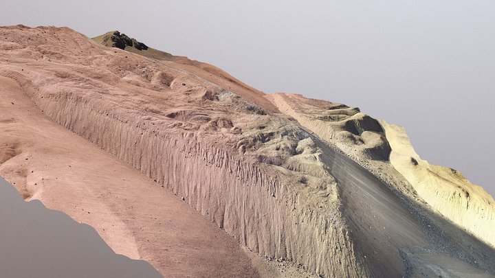 Tapado rock glacier, Chile (29.01.2018) 3D Model