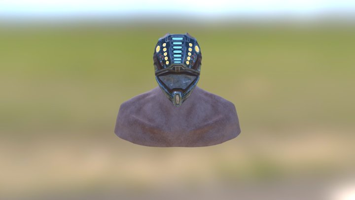 Human Cyborg 3D Model