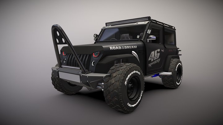 THAR 4X4 (2015 MODFIED) 3D Model