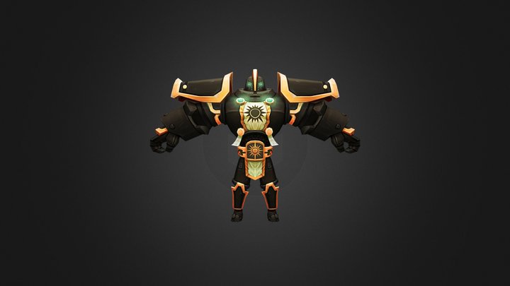 Hero Forge - Black Knight 3D Model