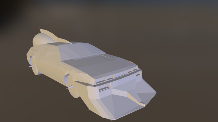 Postapocalyptic Vehicle 3D Model