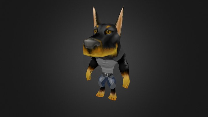 Rock Character 3D Model